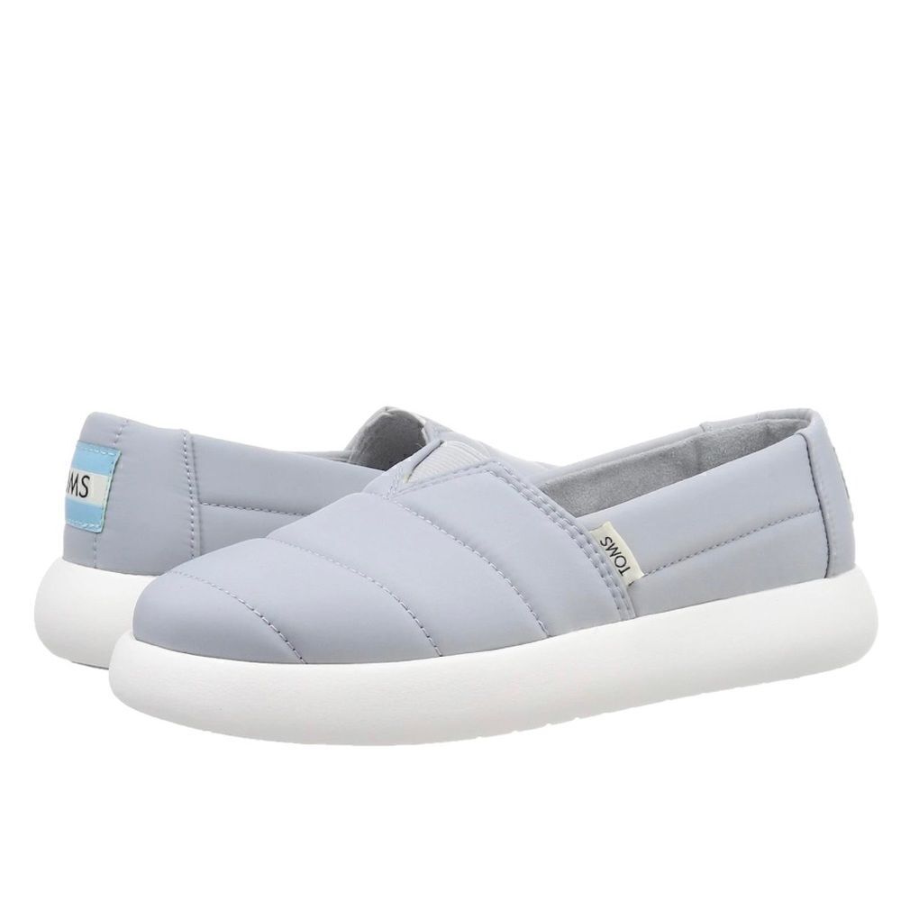 Toms Women's Camping & Trekking Espadrilles Size 6.5 Mid Grey Matte NEW in Box